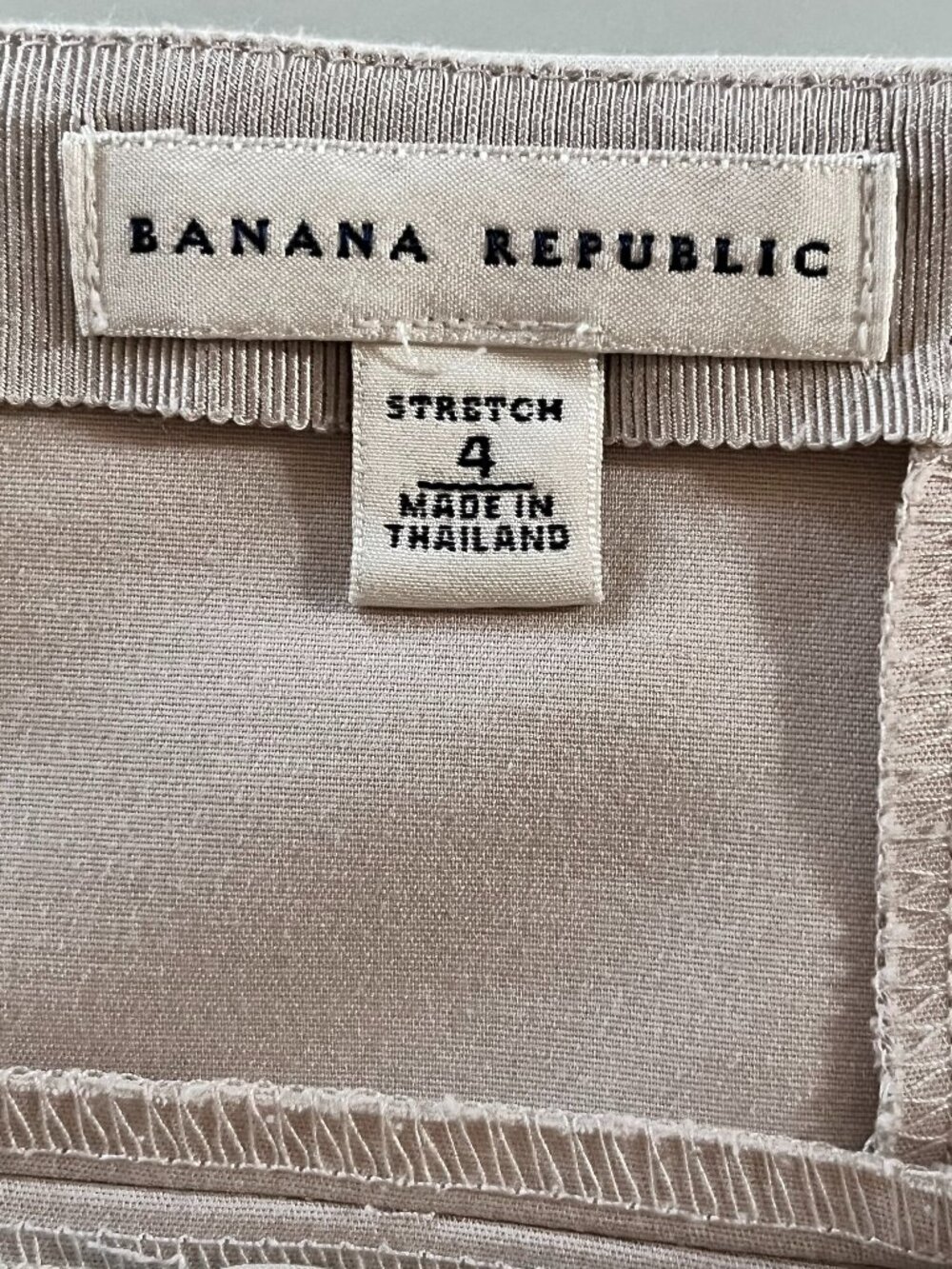 Banana Republic Suit Skirt 4 tan taupe - Picture 3 of 5